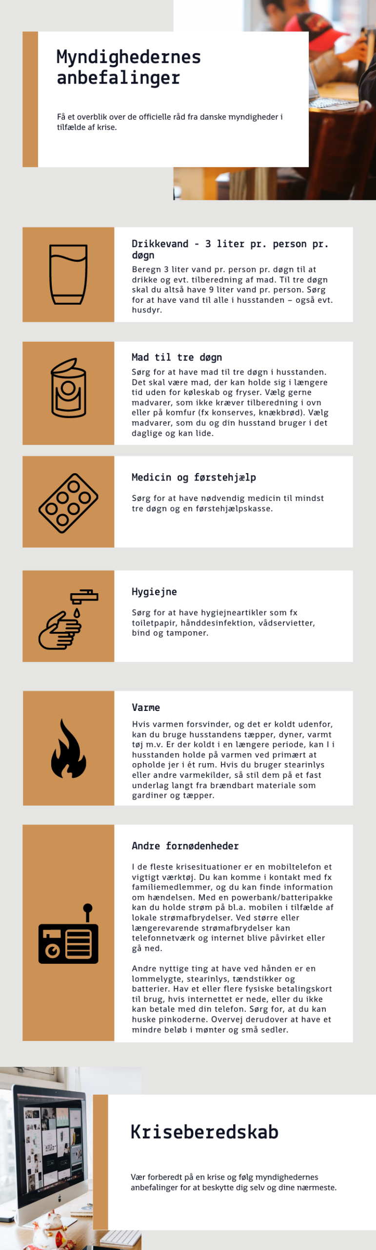 Myndighedernes Anbefalinger